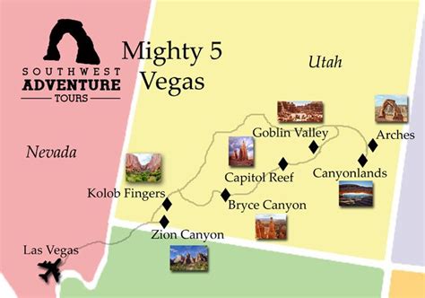 lv utah|mighty 5 from las vegas.